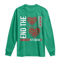 HIV Awareness End The Stigma Long Sleeve Shirt World AIDS Day Gift - Wonder Print Shop
