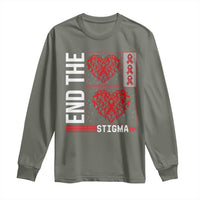 HIV Awareness End The Stigma Long Sleeve Shirt World AIDS Day Gift - Wonder Print Shop