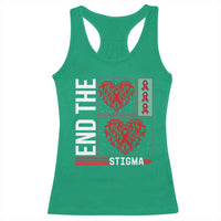 HIV Awareness End The Stigma Racerback Tank Top World AIDS Day Gift - Wonder Print Shop