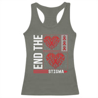 HIV Awareness End The Stigma Racerback Tank Top World AIDS Day Gift - Wonder Print Shop