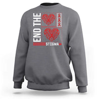 HIV Awareness End The Stigma Sweatshirt World AIDS Day Gift - Wonder Print Shop