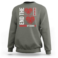 HIV Awareness End The Stigma Sweatshirt World AIDS Day Gift - Wonder Print Shop