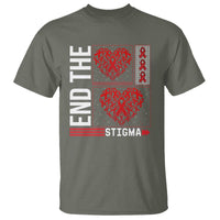 HIV Awareness End The Stigma T Shirt World AIDS Day Gift - Wonder Print Shop