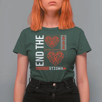HIV Awareness End The Stigma T Shirt For Women World AIDS Day Gift - Wonder Print Shop