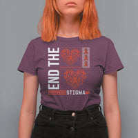 HIV Awareness End The Stigma T Shirt For Women World AIDS Day Gift - Wonder Print Shop