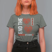 HIV Awareness End The Stigma T Shirt For Women World AIDS Day Gift - Wonder Print Shop