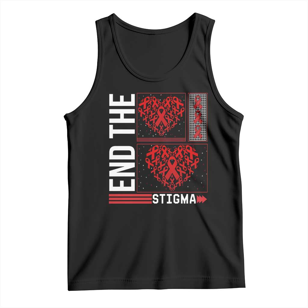 HIV Awareness End The Stigma Tank Top World AIDS Day Gift - Wonder Print Shop