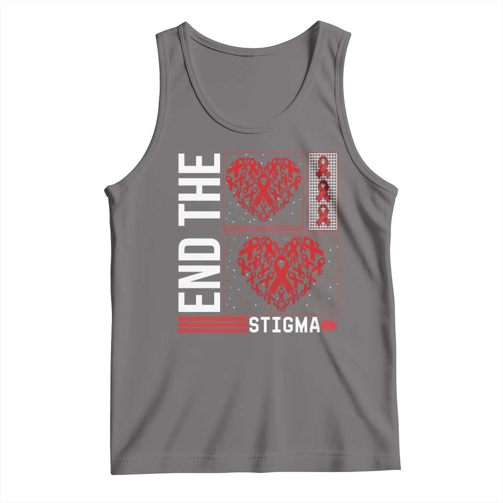 HIV Awareness End The Stigma Tank Top World AIDS Day Gift - Wonder Print Shop