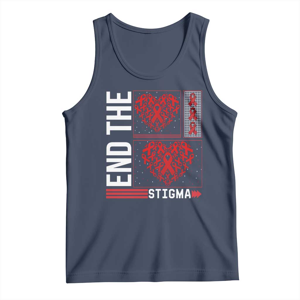 HIV Awareness End The Stigma Tank Top World AIDS Day Gift - Wonder Print Shop