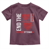 HIV Awareness End The Stigma Toddler T Shirt World AIDS Day Gift - Wonder Print Shop