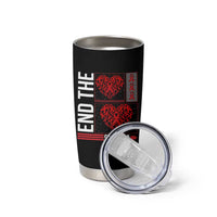 HIV Awareness End The Stigma Tumbler Cup World AIDS Day Gift - Wonder Print Shop