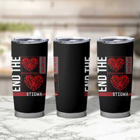 HIV Awareness End The Stigma Tumbler Cup World AIDS Day Gift - Wonder Print Shop
