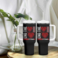 HIV Awareness End The Stigma Tumbler With Handle World AIDS Day Gift - Wonder Print Shop