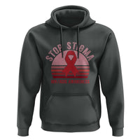 Stop The Stigma HIV Awareness Hoodie World AIDS Day Gift - Wonder Print Shop