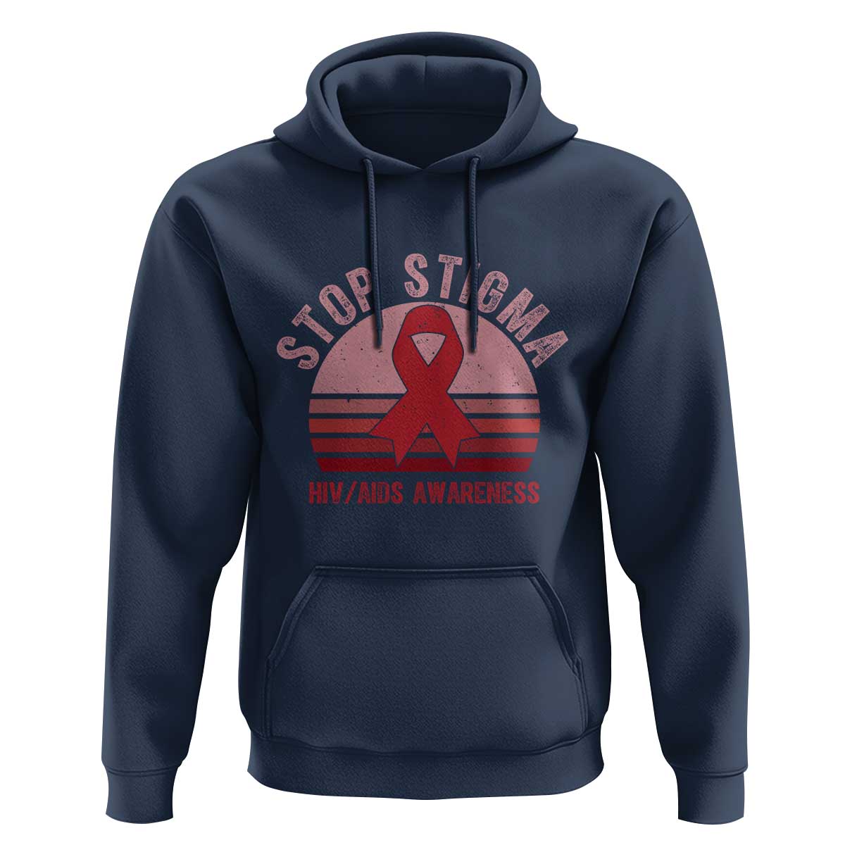 Stop The Stigma HIV Awareness Hoodie World AIDS Day Gift - Wonder Print Shop