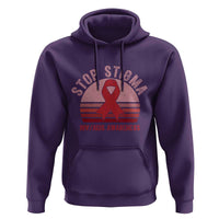 Stop The Stigma HIV Awareness Hoodie World AIDS Day Gift - Wonder Print Shop