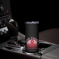 Stop The Stigma HIV Awareness Skinny Tumbler World AIDS Day Gift - Wonder Print Shop
