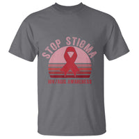 Stop The Stigma HIV Awareness T Shirt World AIDS Day Gift - Wonder Print Shop
