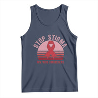 Stop The Stigma HIV Awareness Tank Top World AIDS Day Gift - Wonder Print Shop