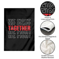 We Fight Together Support Squad HIV Awareness Gift Garden Flag - Wonder Print Shop