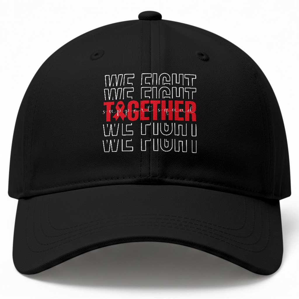 We Fight Together Support Squad HIV Awareness Gift Baseball Cap