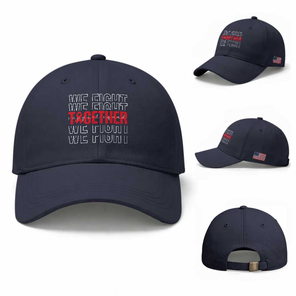 We Fight Together Support Squad HIV Awareness Gift Baseball Cap