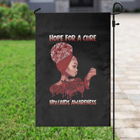 Hope For A Cure HIV Awareness Garden Flag Support Squad Gift - Wonder Print Shop