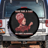 Hope For A Cure HIV Awareness Spare Tire Cover Support Squad Gift - Wonder Print Shop