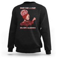 Hope For A Cure HIV Awareness Sweatshirt Support Squad Gift - Wonder Print Shop