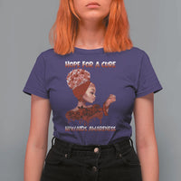 Hope For A Cure HIV Awareness T Shirt For Women Support Squad Gift - Wonder Print Shop