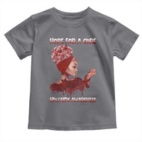 Hope For A Cure HIV Awareness Toddler T Shirt Support Squad Gift - Wonder Print Shop