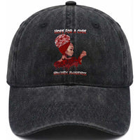 Hope For A Cure HIV Awareness Washed Cotton Baseball Cap Support Squad Gift