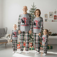 I Wear Red For World AIDS Day Plaid Pajama Set HIV Awareness Dragonfly Support Gift - Wonder Print Shop