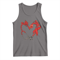 Healthcare Hero HIV Awareness Tank Top Red Ribbon Support Gift - Wonder Print Shop