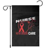 Healthcare Hero HIV AIDS Care Nurse Gift Garden Flag - Wonder Print Shop