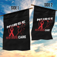 Healthcare Hero HIV AIDS Care Nurse Gift Garden Flag - Wonder Print Shop