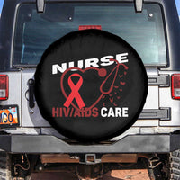 Healthcare Hero HIV AIDS Care Nurse Gift Spare Tire Cover - Wonder Print Shop