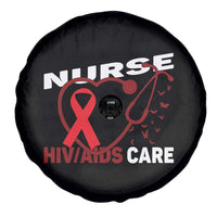 Healthcare Hero HIV AIDS Care Nurse Gift Spare Tire Cover - Wonder Print Shop