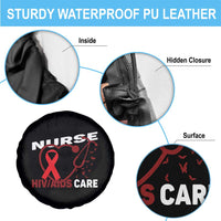 Healthcare Hero HIV AIDS Care Nurse Gift Spare Tire Cover - Wonder Print Shop