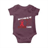 Healthcare Hero HIV AIDS Care Nurse Gift Baby Onesie - Wonder Print Shop