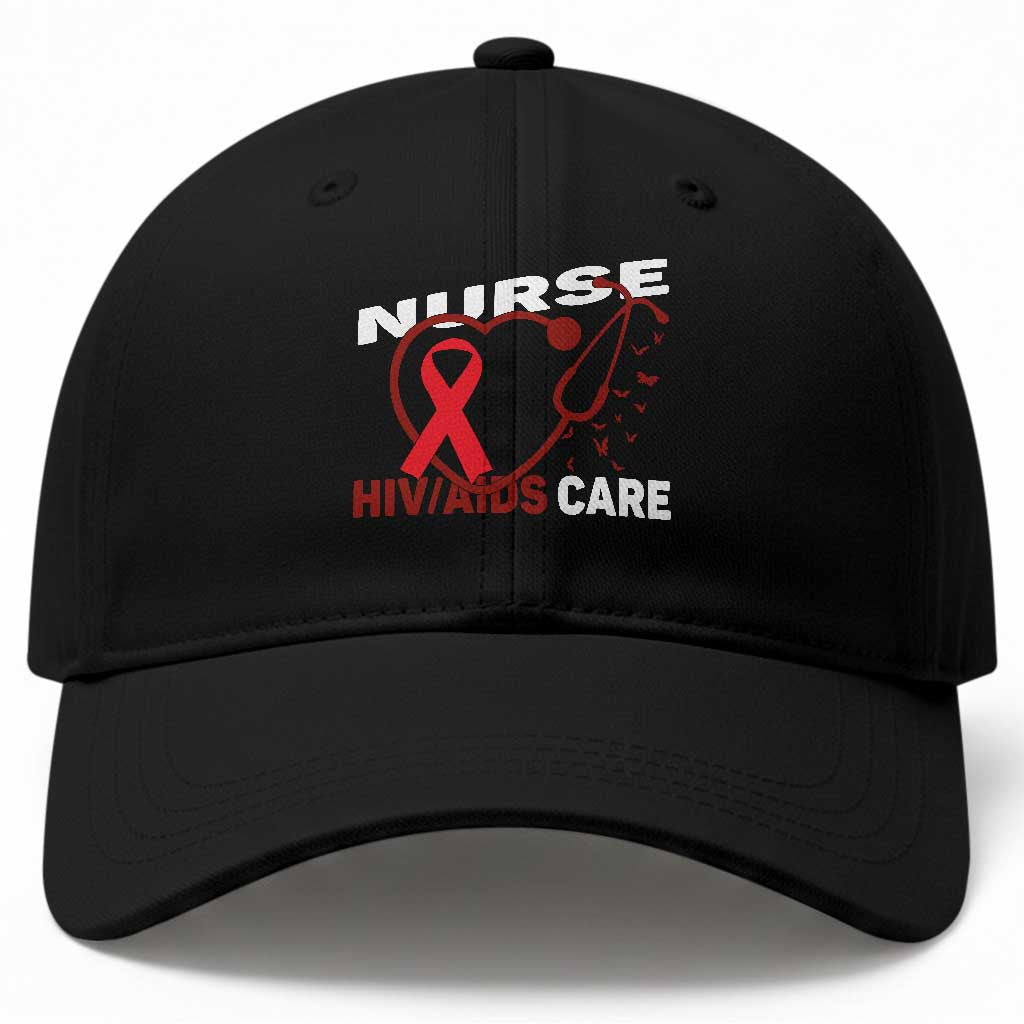 Healthcare Hero HIV AIDS Care Nurse Gift Baseball Cap