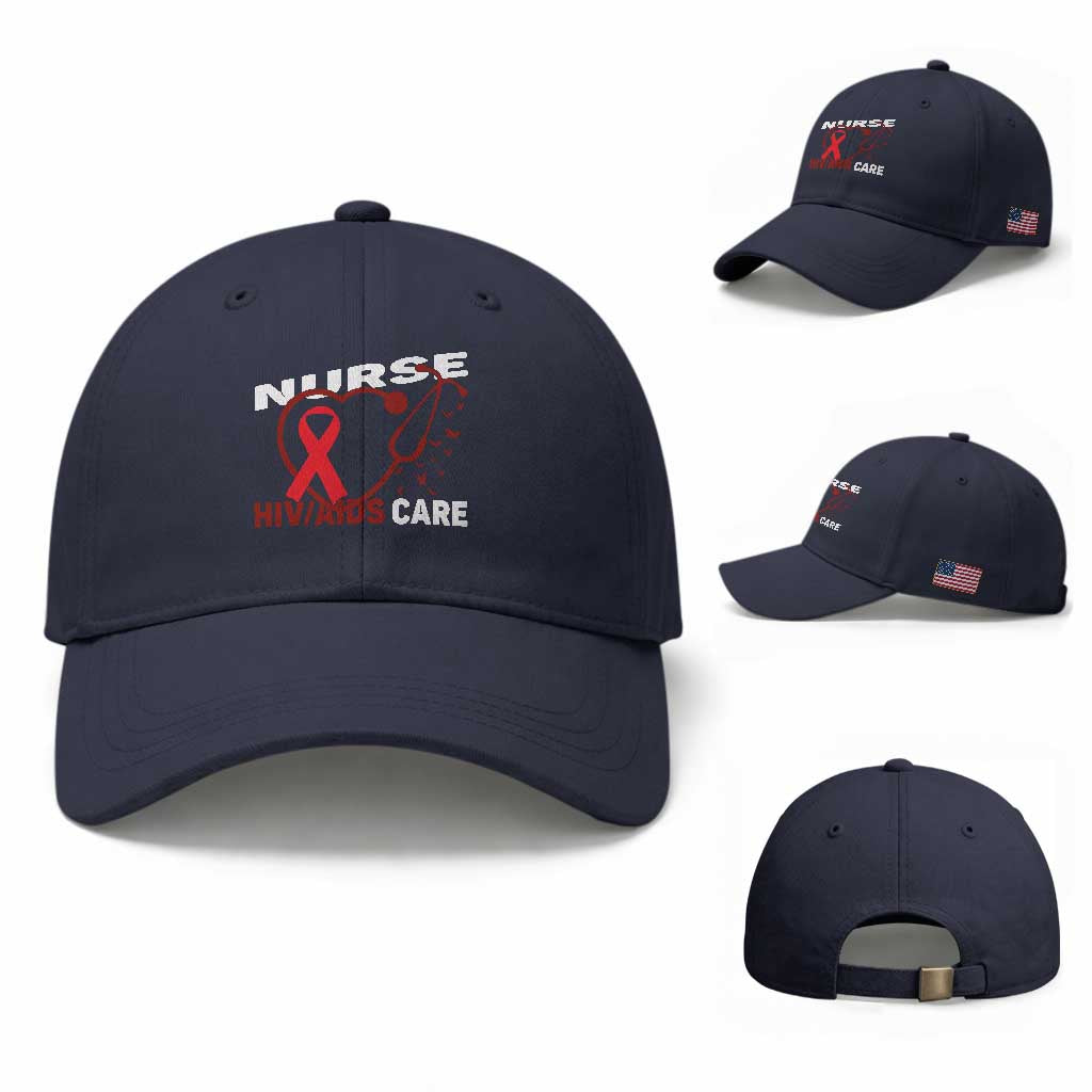 Healthcare Hero HIV AIDS Care Nurse Gift Baseball Cap