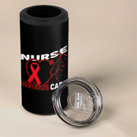 Healthcare Hero HIV AIDS Care Nurse Gift 4 in 1 Can Cooler Tumbler - Wonder Print Shop