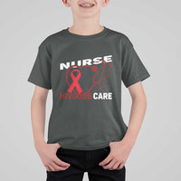 Healthcare Hero HIV AIDS Care Nurse Gift T Shirt For Kid - Wonder Print Shop