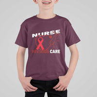 Healthcare Hero HIV AIDS Care Nurse Gift T Shirt For Kid - Wonder Print Shop