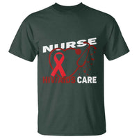 Healthcare Hero HIV AIDS Care Nurse Gift T Shirt - Wonder Print Shop