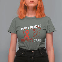 Healthcare Hero HIV AIDS Care Nurse Gift T Shirt For Women - Wonder Print Shop