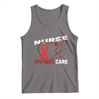 Healthcare Hero HIV AIDS Care Nurse Gift Tank Top - Wonder Print Shop