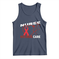 Healthcare Hero HIV AIDS Care Nurse Gift Tank Top - Wonder Print Shop