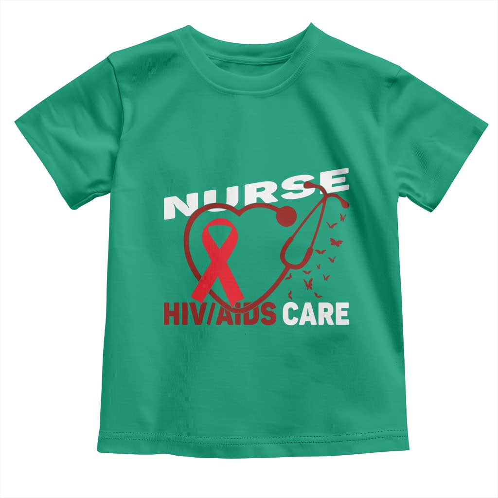 Healthcare Hero HIV AIDS Care Nurse Gift Toddler T Shirt - Wonder Print Shop